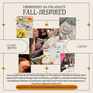 Embroidery 101 for a